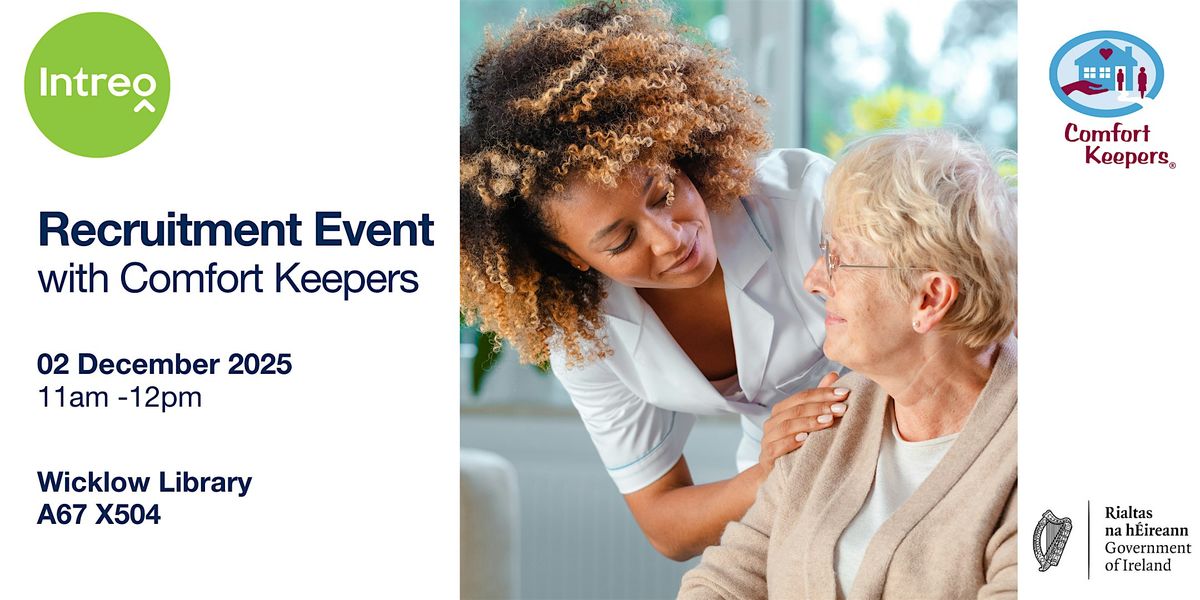 Recruitment and Information Session  for Comfort Keepers, 2 December | Event in Wicklow | AllEvents