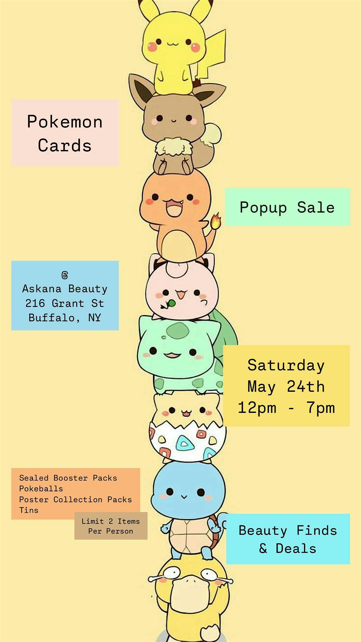 Askana Beauty Monthly Pop-Up – Collect, Swap & Shop!, 24 May | Event in Buffalo | AllEvents