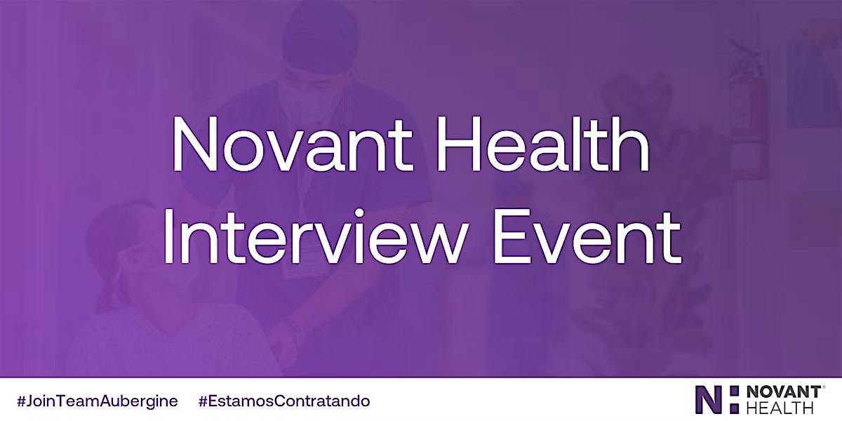 Novant Health Hiring Event: CNA's, Non-Certified Nursing Support & RN's, 19 August | Event in Wilmington