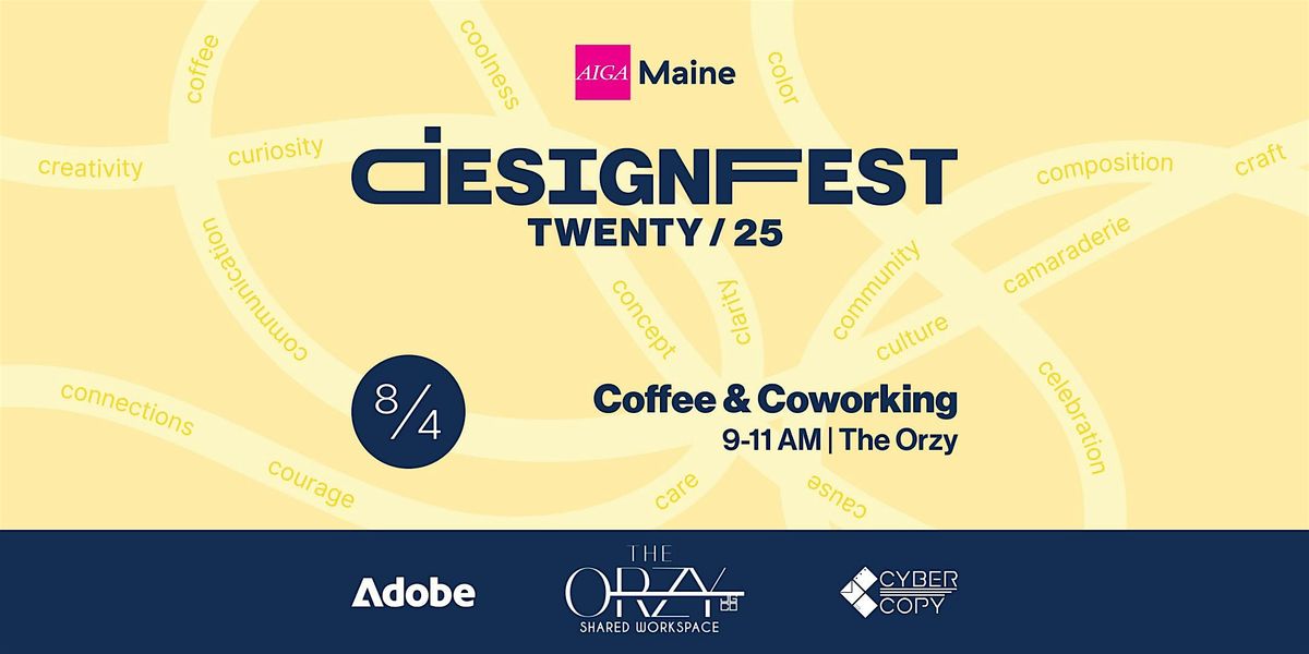 Design Fest 2025 | Coffee & Coworking | Augusta, 4 August | Event in Augusta | AllEvents