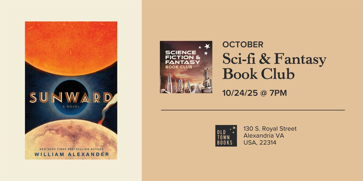 October Sci-Fi & Fantasy Book Club: Sunward, 24 October | Event in Alexandria | AllEvents