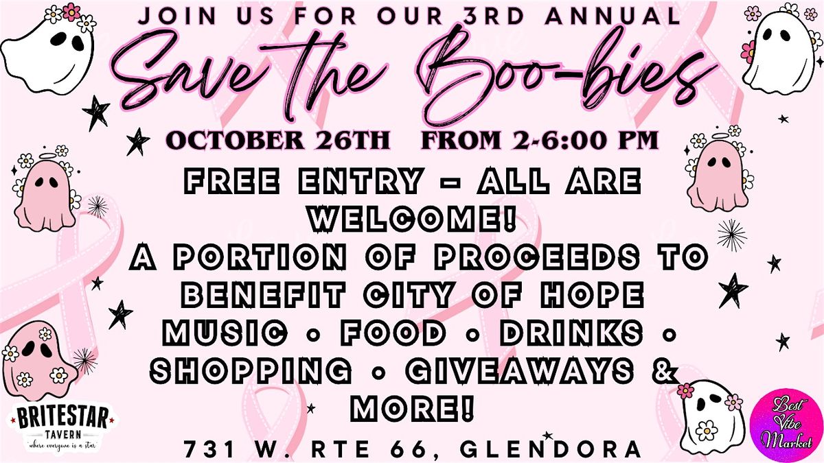 3rd Annual Save the Boo-bies Event, 26 October | Event in glendora | AllEvents
