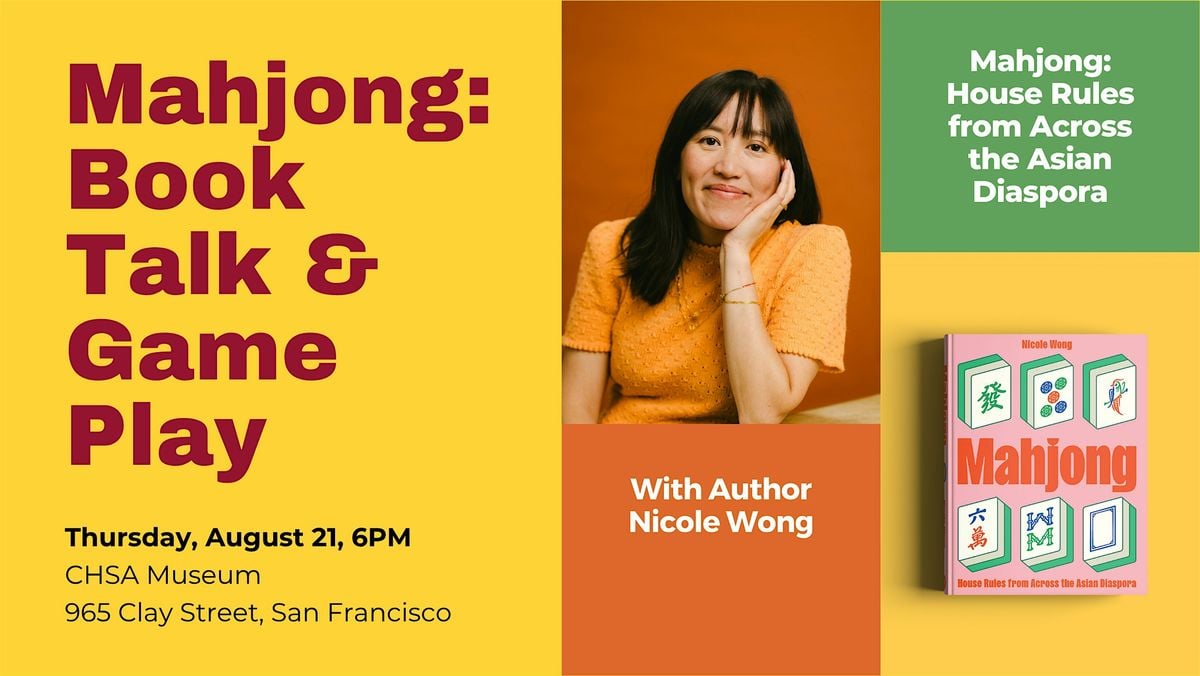 Mahjong Rules! Book Talk and Game Play with Nicole Wong, 21 August | Event in San Francisco | AllEvents