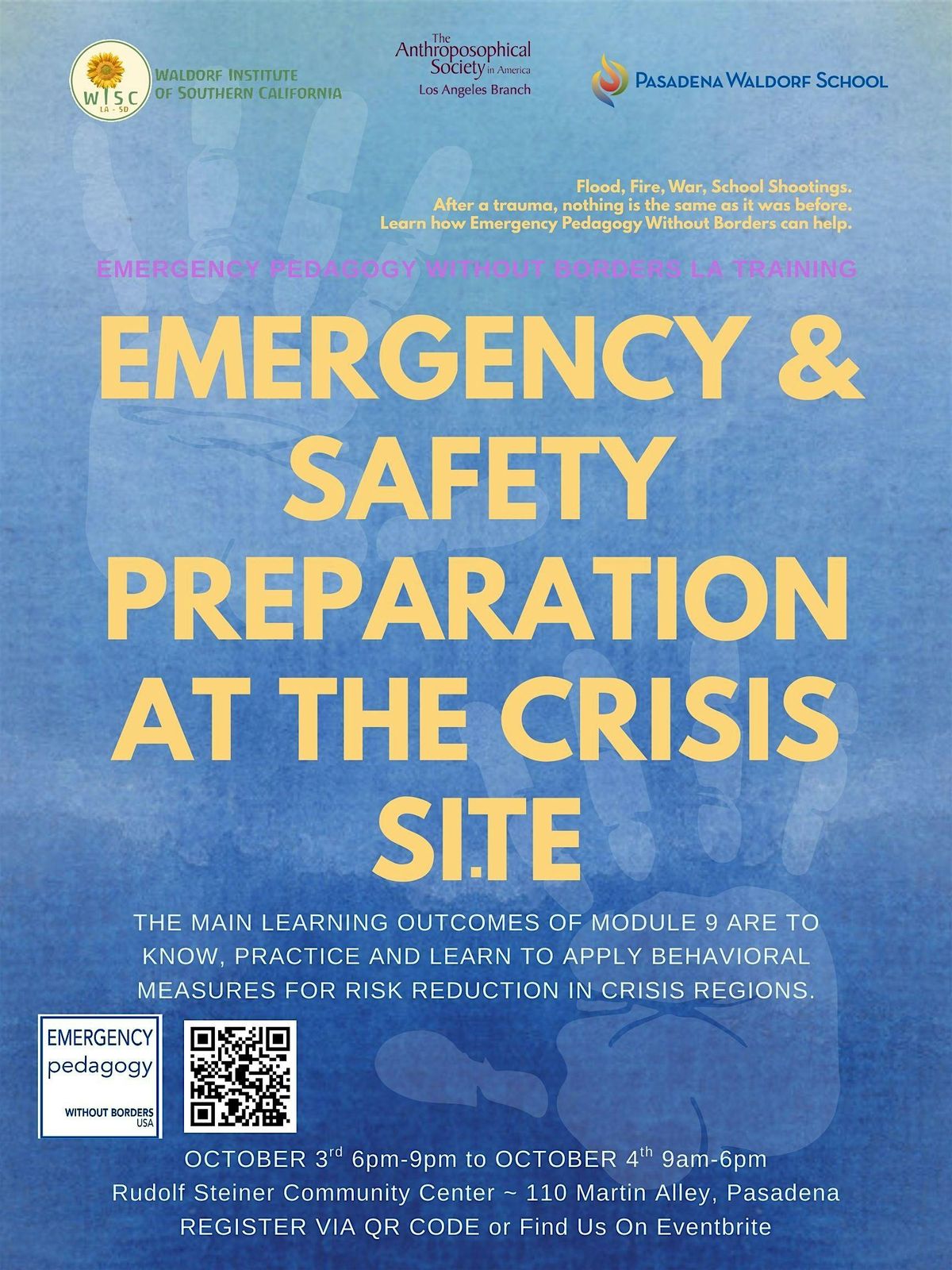 Safety Training/Behavior in Crisis Regions:  EPWB Module 9 | Event in Pasadena | AllEvents