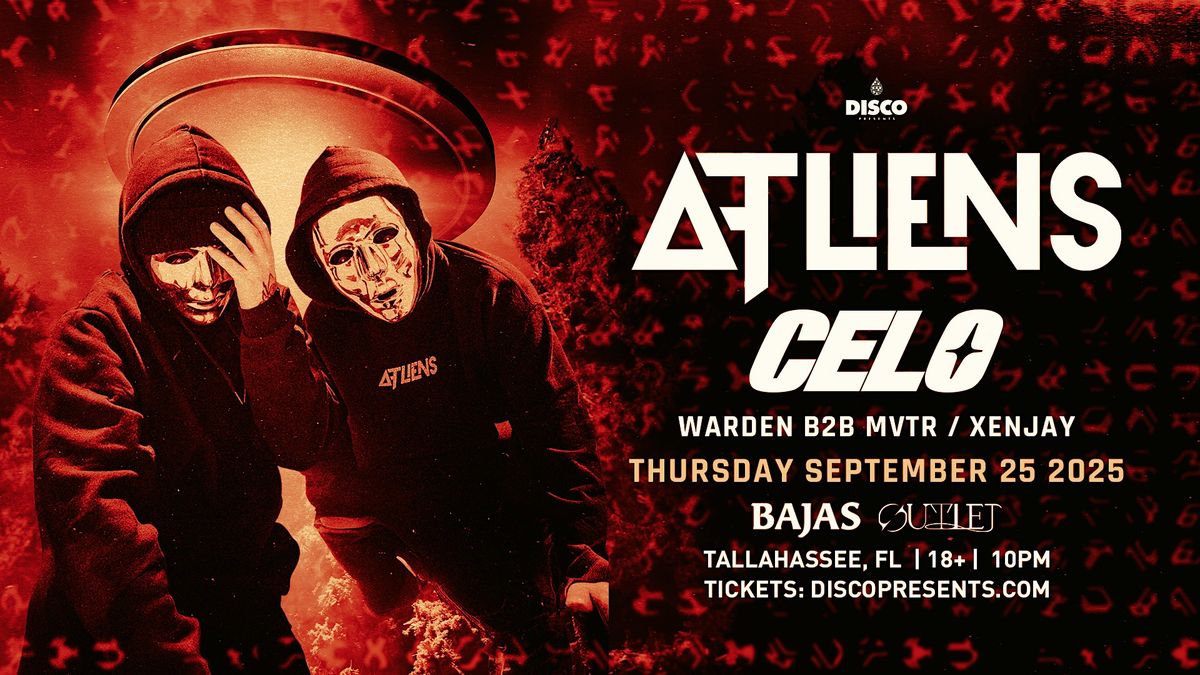 ATLIENS - Bajas | Tallahassee, FL, 25 September | Event in Tallahassee | AllEvents