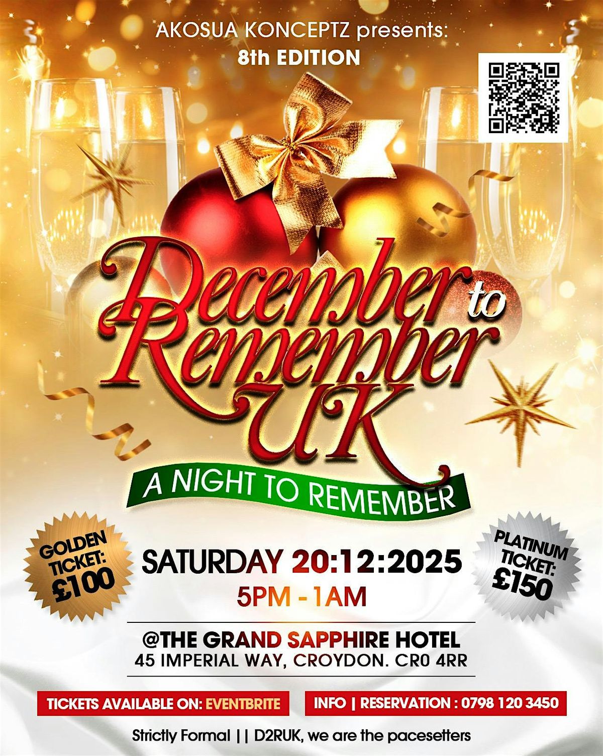 DECEMBER TO REMEMBER - UK, 20 December | Event in Croydon | AllEvents