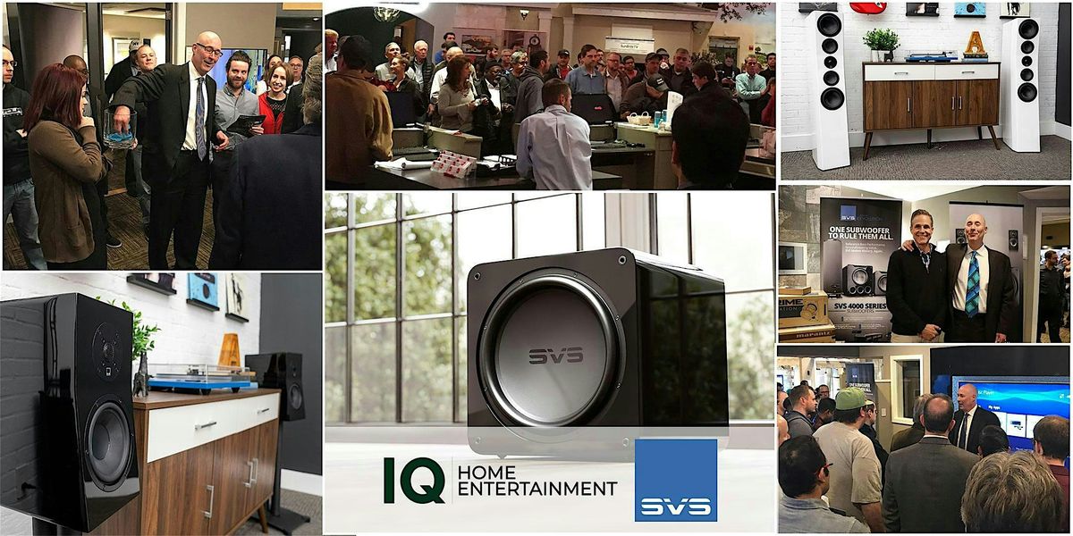 The SVS Sound R|Evolution Experience at IQ Home Entertainment, 4 December | Event in Fairfax | AllEvents