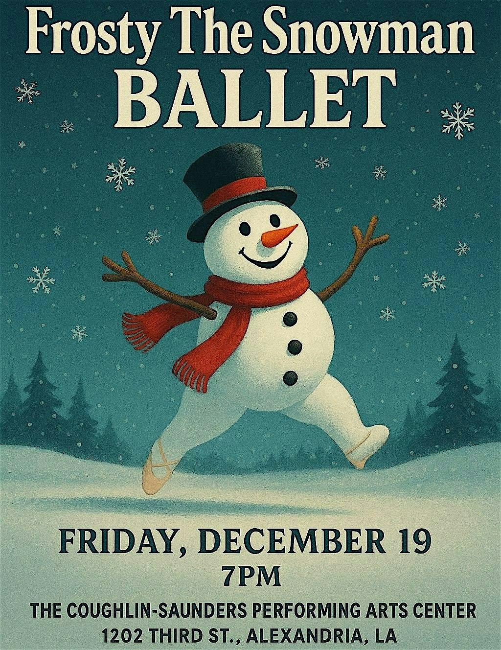 Frosty The Snowman Ballet presented by: Get To the Pointe Ballet Academy, 19 December | Event in Alexandria