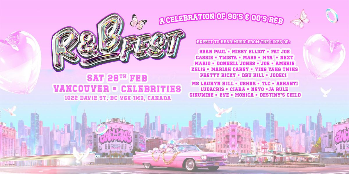 R&B Fest Returns To Vancouver!, 28 February | Event in Vancouver | AllEvents