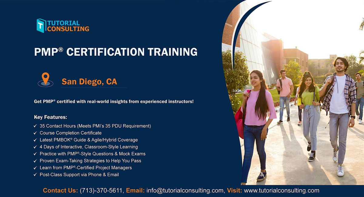 PMP Certification for Project managers in San Diego, CA, 23 August | Event in San Diego | AllEvents