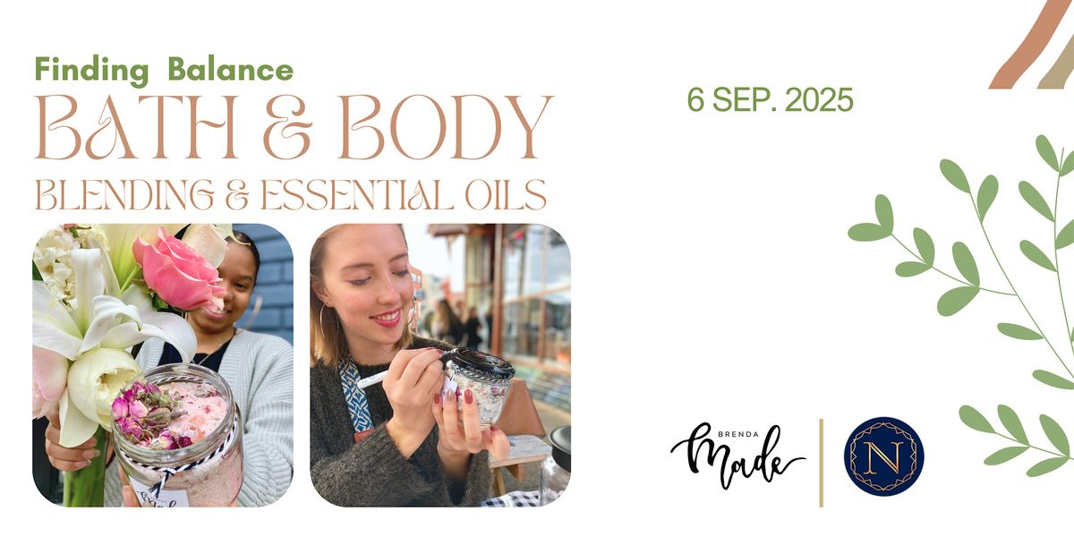 Finding Balance: Natural Bath & Body Blending Experience w/ Essential Oils, 6 September | Event in Purcellville