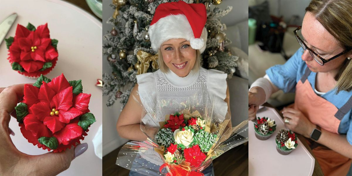 Sip & Decorate - Christmas Cupcake Bouquet Class (Brisbane) Morning, 6 December | Event in McDowall | AllEvents