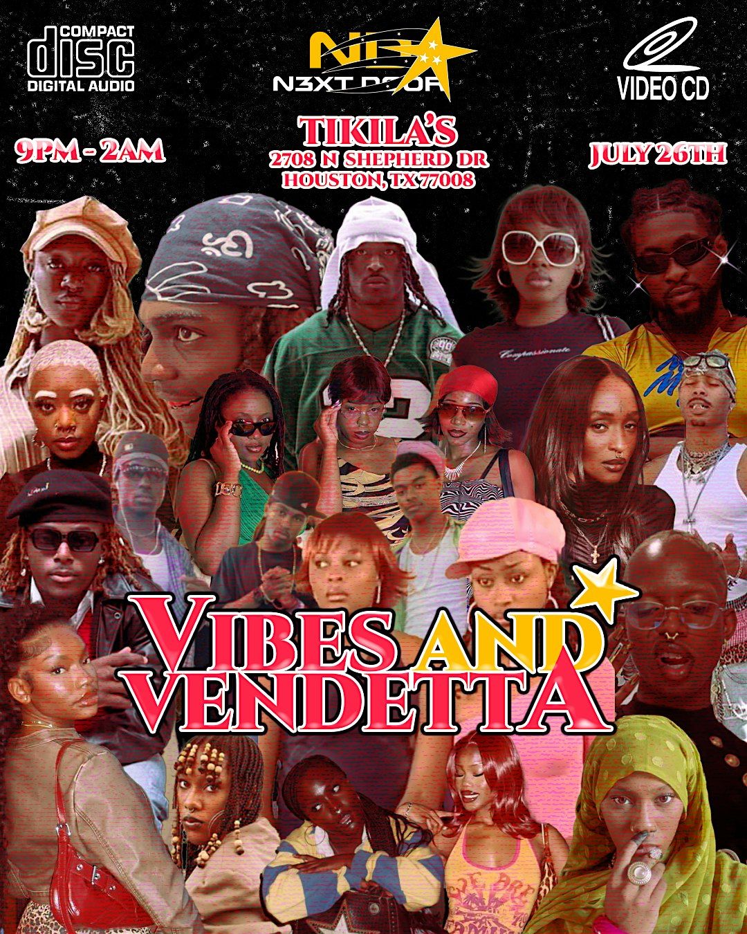 VIBES & VENDETTA, 26 July | Event in Houston | AllEvents