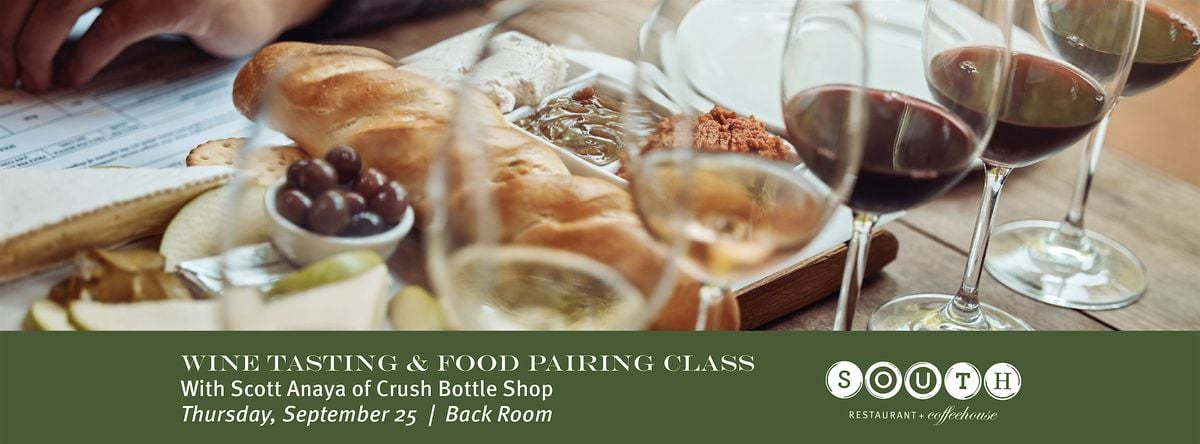 Crush Bottle Shop Wine + Food Pairing Class, 25 September | Event in Anchorage | AllEvents