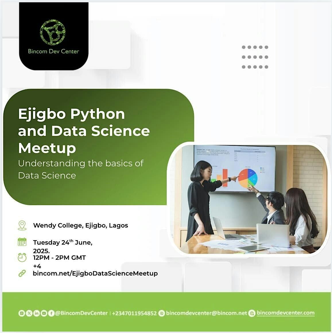 Ejigbo Python and Data Science Meetup, 24 June | AllEvents