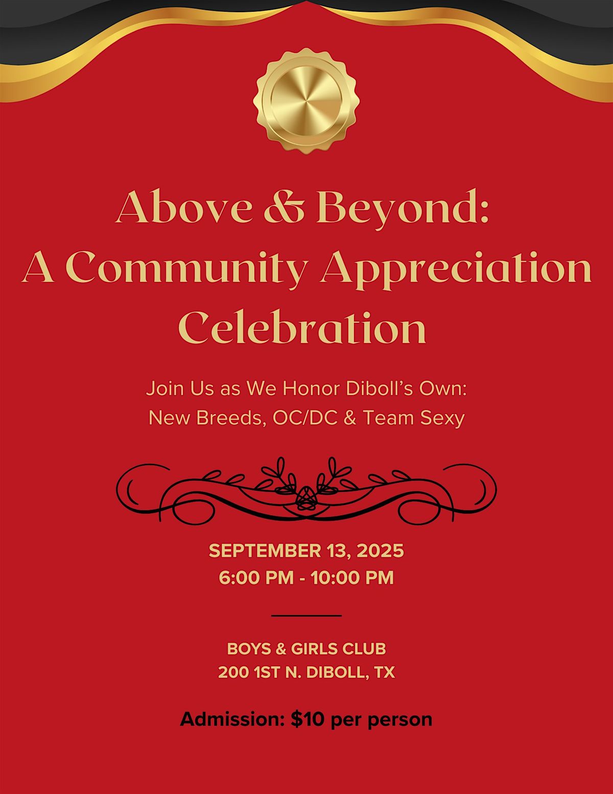 Diboll: Above & Beyond Community Appreciation Celebration, 13 September | Event in Diboll | AllEvents