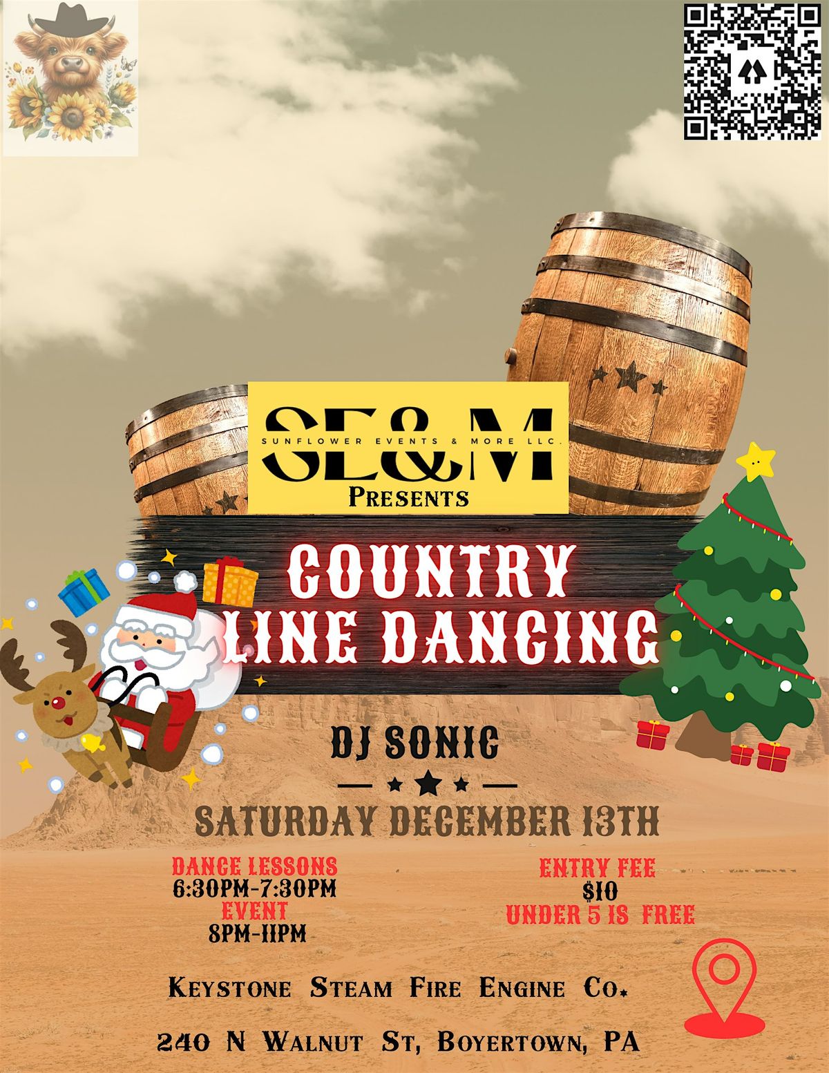Country Line Dancing, 13 December | Event in Boyertown | AllEvents