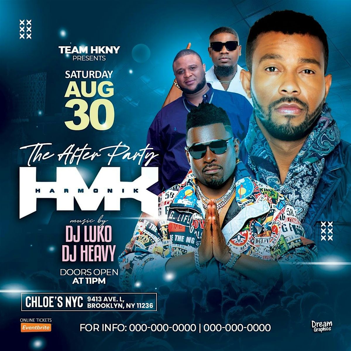 HARMONIK Live At Chloe’s NYC, 30 August | Event in Brooklyn | AllEvents