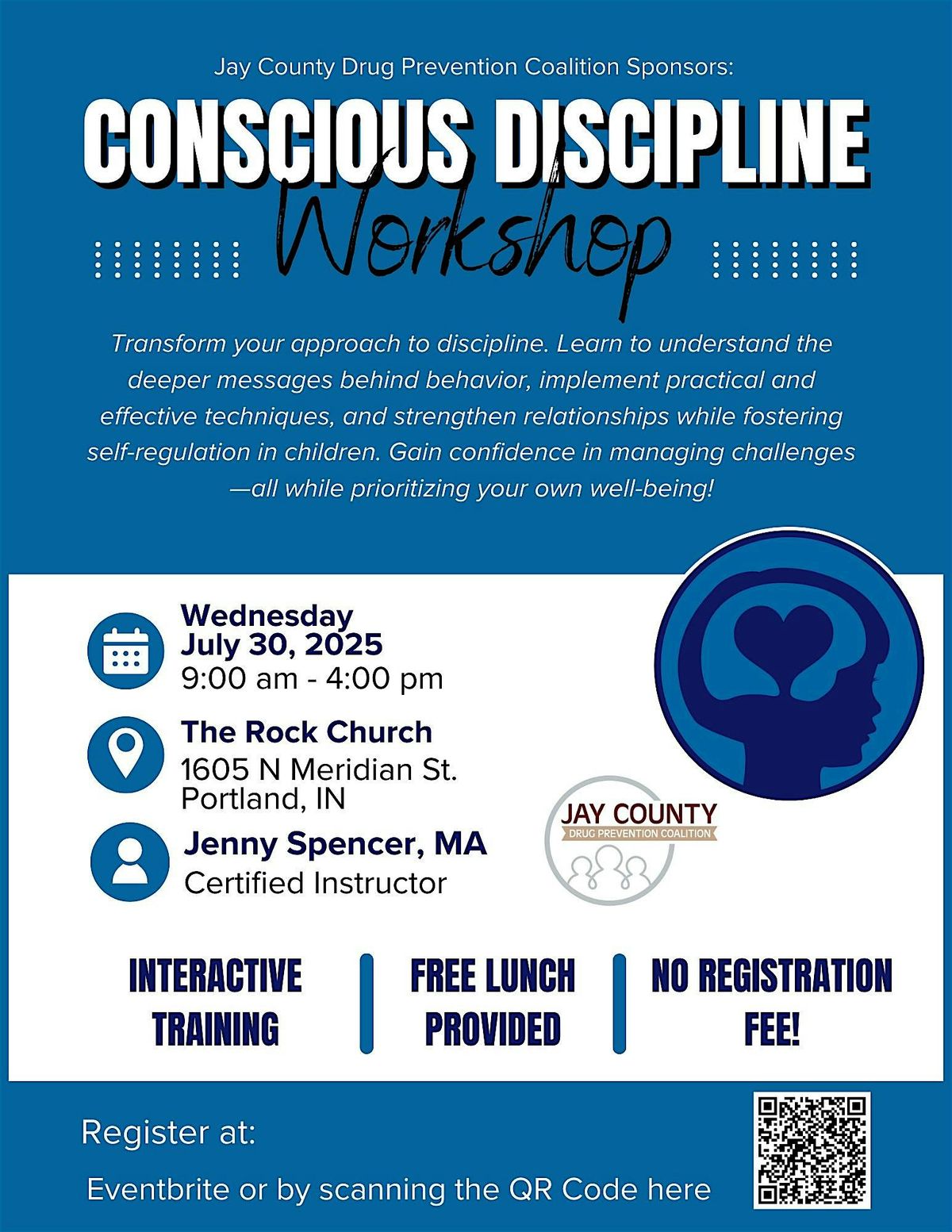 Conscious Discipline Workshop Sponsored by: JCDPC, 30 July | Event in Portland | AllEvents