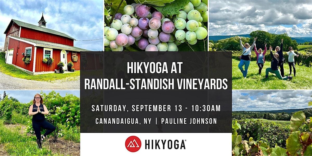 Hikyoga at Randall-Standish Vineyards with Pauline, 13 September | Event in Canandaigua | AllEvents
