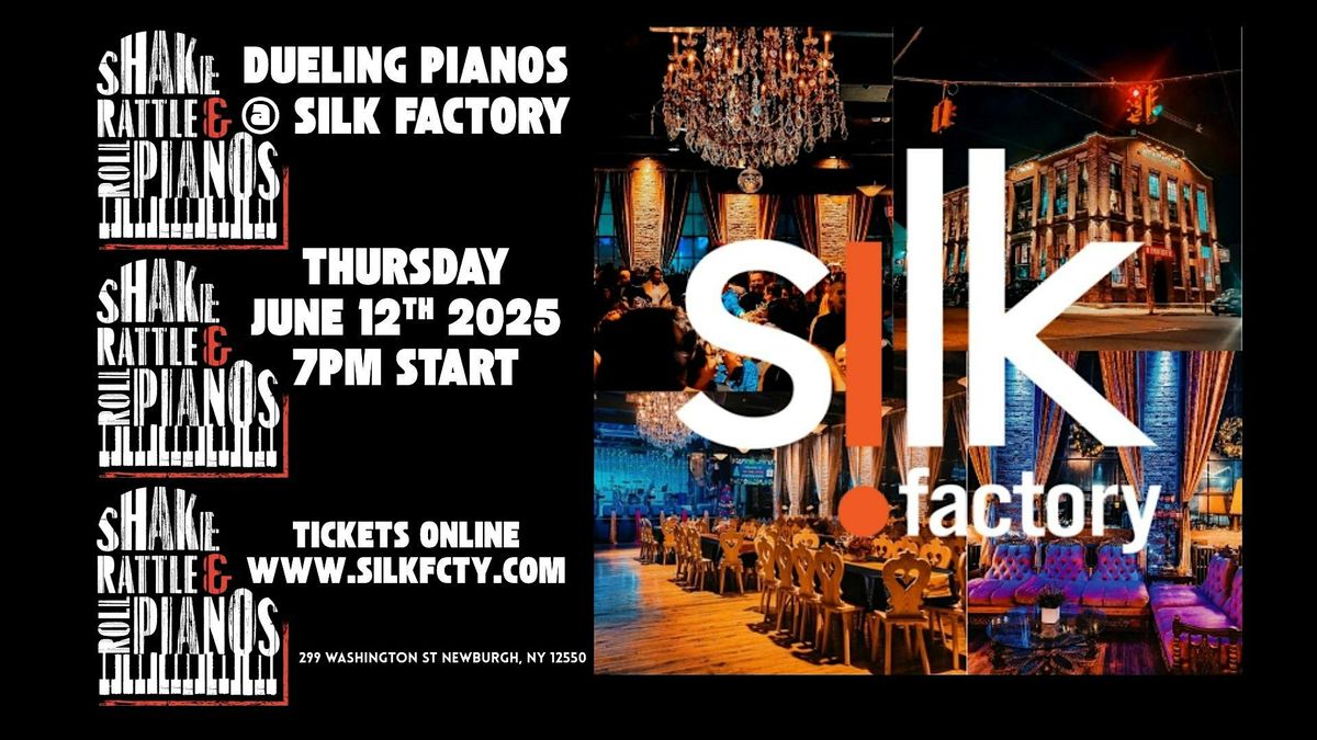 Dueling Pianos at Silk Factory, 12 June | Event in Newburgh | AllEvents