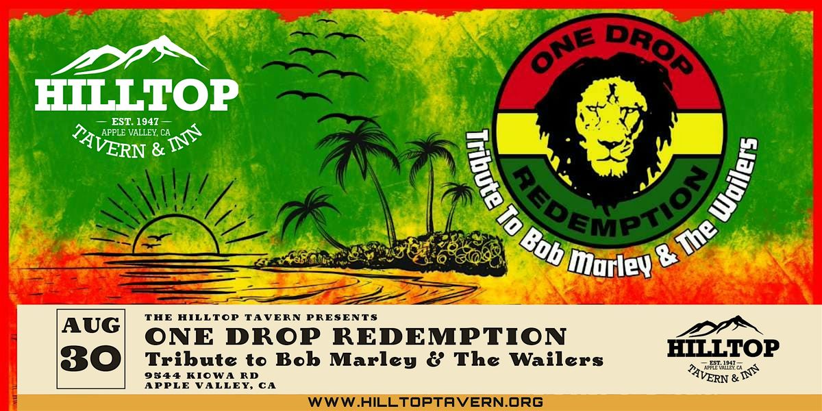 One Drop Redemption | Bob Marley & The Wailers Tribute, 30 August | Event in Apple Valley | AllEvents
