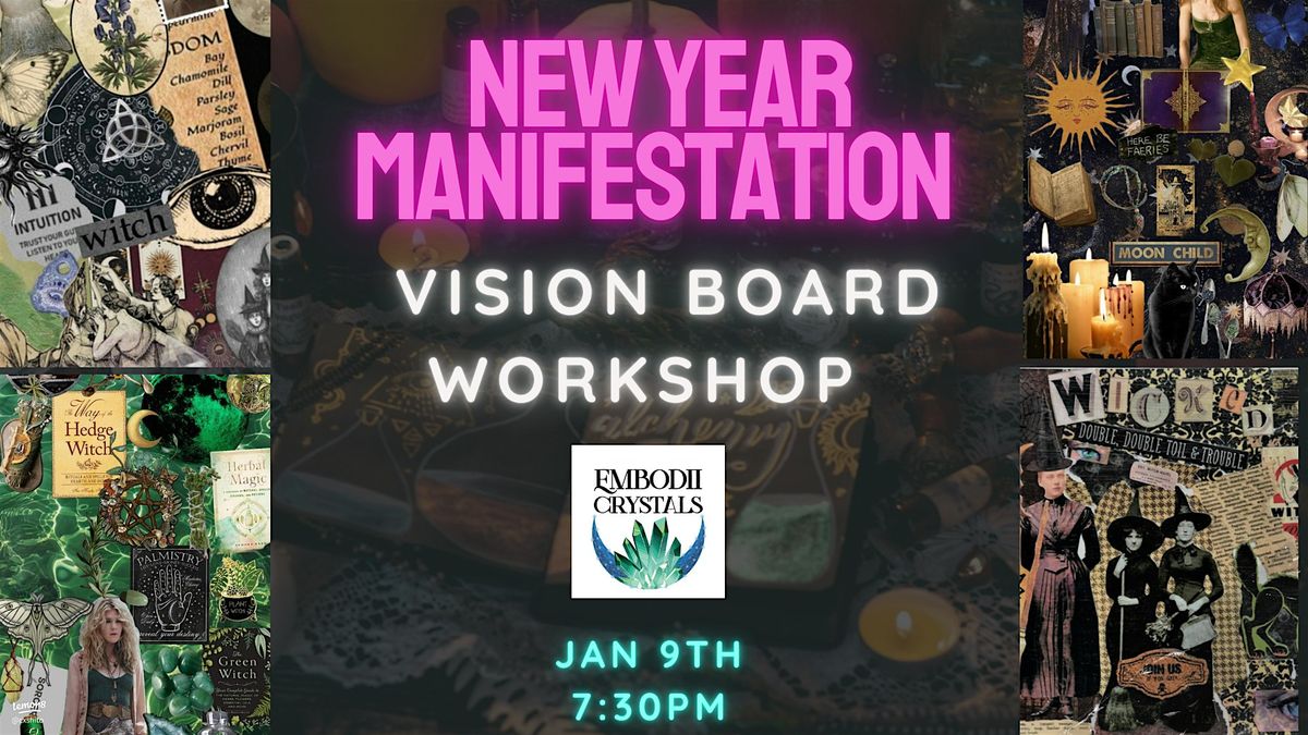 New Year Manifestation Vision Board Workshop, 9 January | Event in Richland Hills | AllEvents