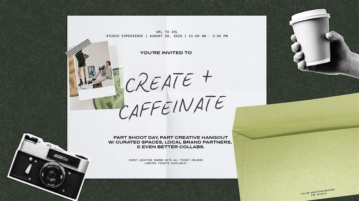 URL to IRL presents Create + Caffeinate for Orlando Content Creators, 30 August | Event in Orlando | AllEvents