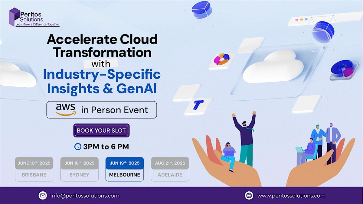 Accelerate Cloud Transformation with Industry-Specific Insights & GenAI, 19 June | Event in Melbourne