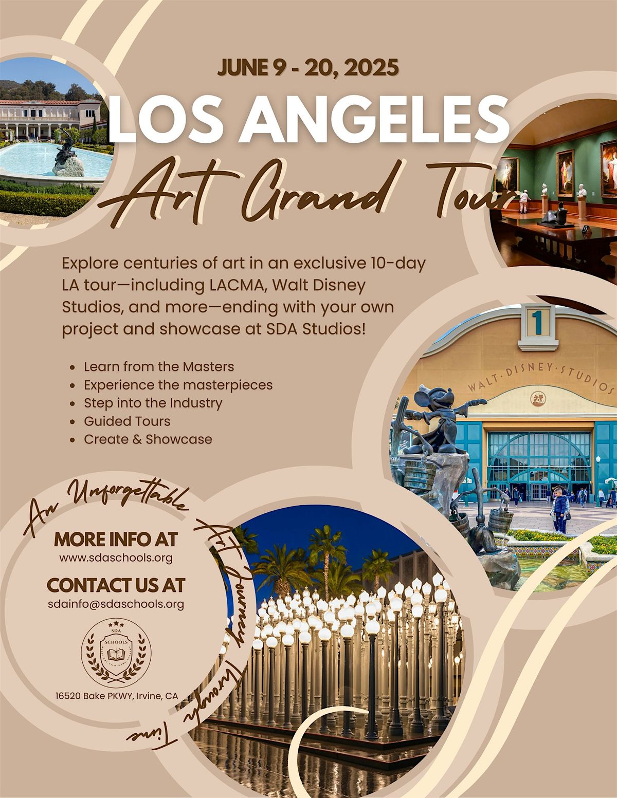 Art Grand Tour in LA, 9 June | Event in Irvine | AllEvents