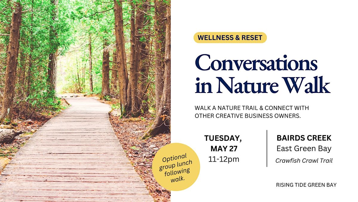 Rising Tide Green Bay Nature Walk, 27 May | Event in Green Bay | AllEvents