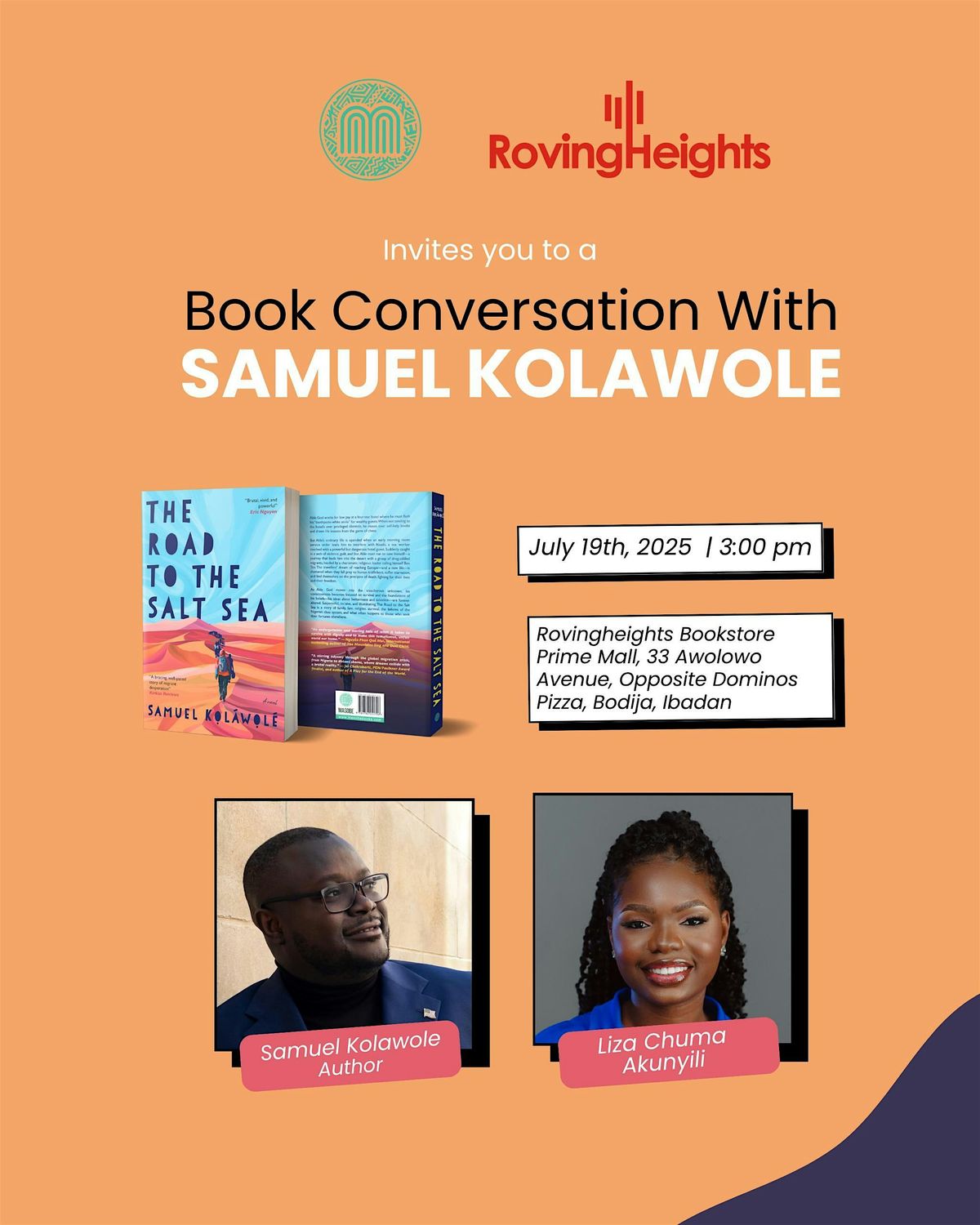 An Afternoon with Samuel Kolawole – Book Conversation in Ibadan, 19 July | Event in Ibadan | AllEvents