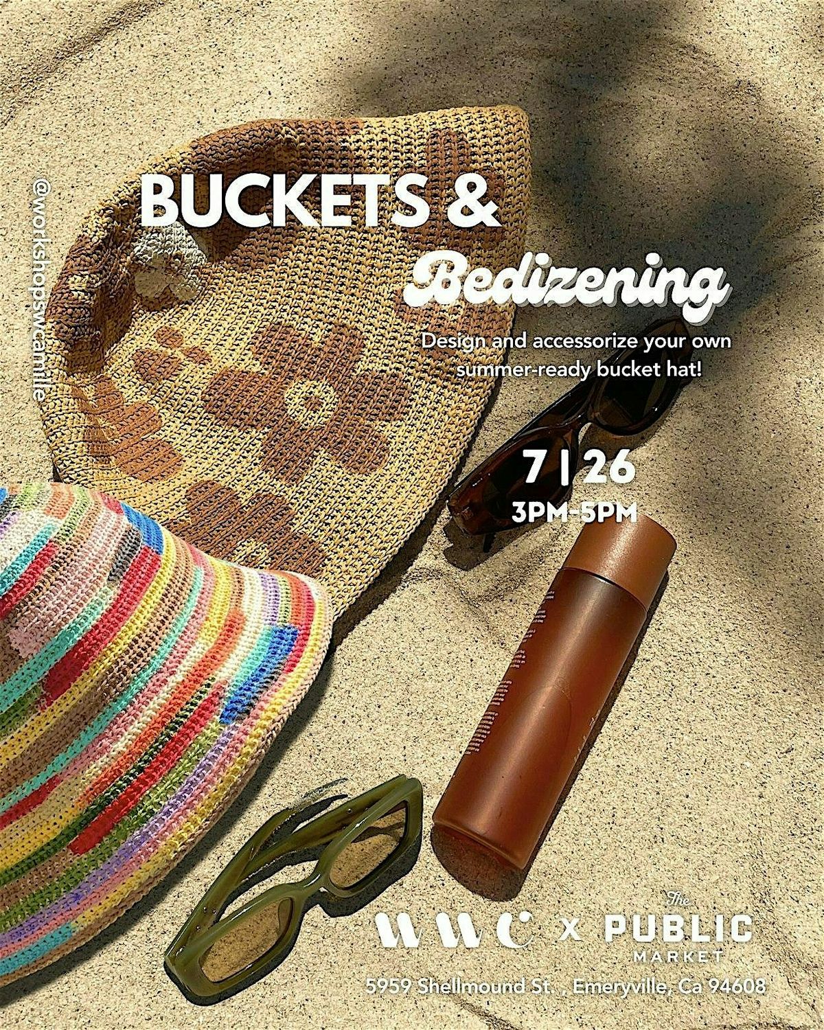 Buckets & Bedizening Workshop, 26 July | Event in Emeryville | AllEvents