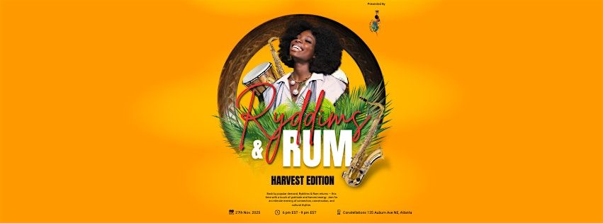 Ryddims & Rum: Harvest Edition | Event in Atlanta | AllEvents