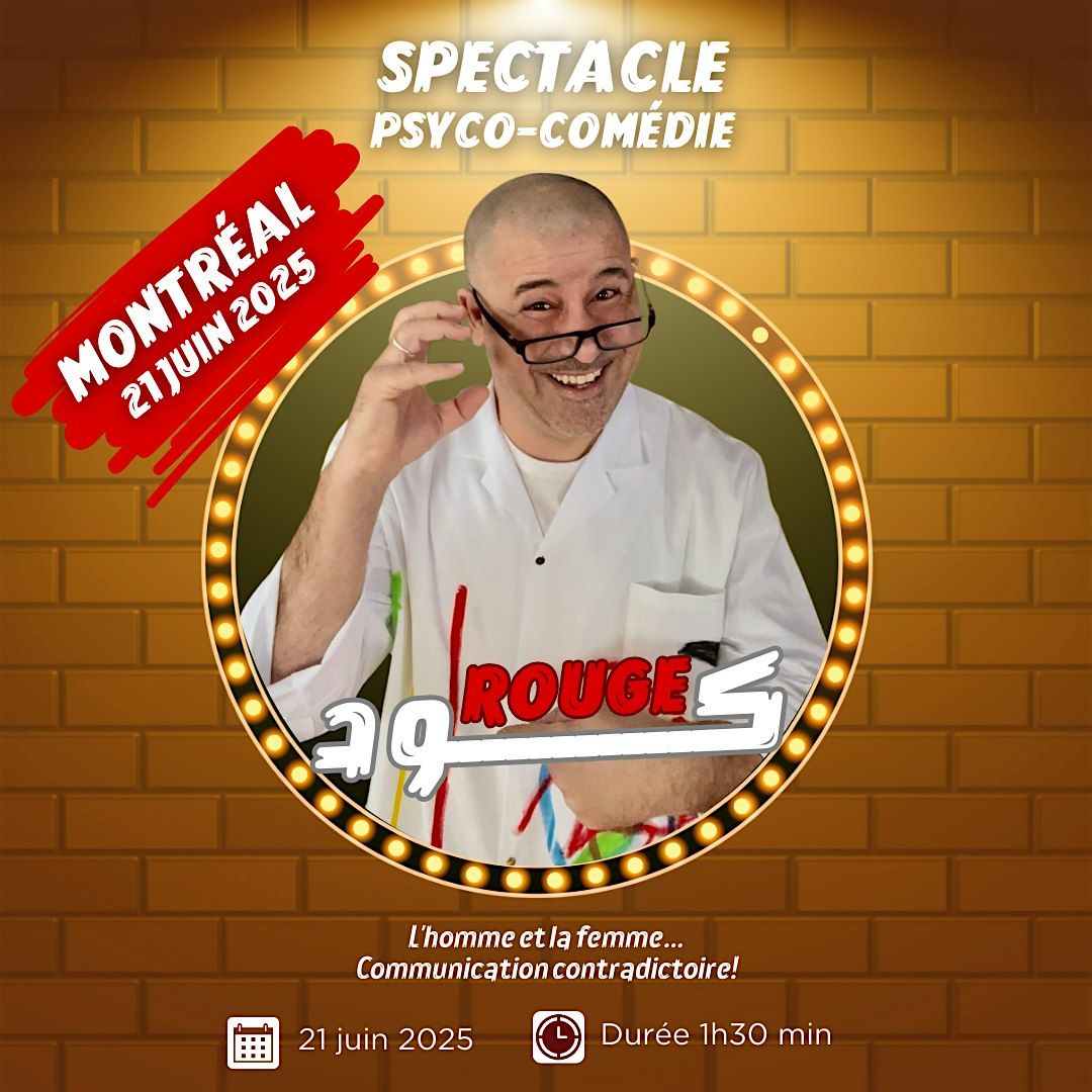 "Code Rouge – كود غوج" Un spectacle 100% rire à Montréal, 21 June | Event in Montréal