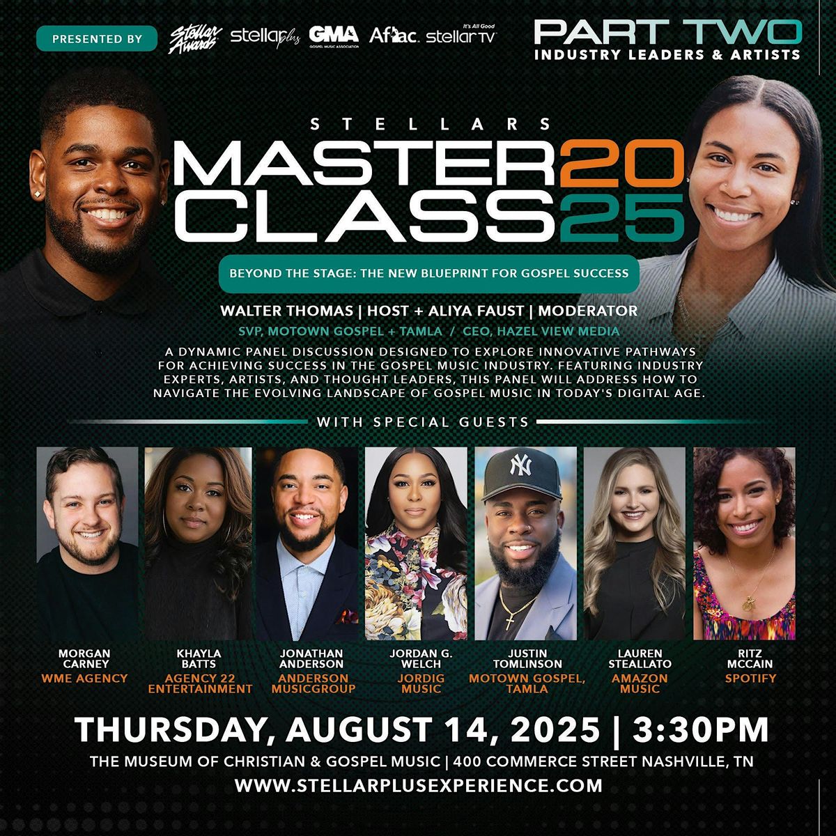 Stellar Master Class Part 2, 14 August | Event in Nashville | AllEvents
