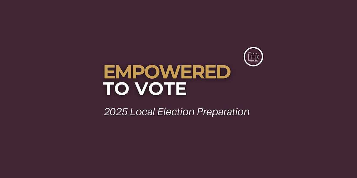 Empowered to Vote: 2025 Local Election Preparation with Arden Santana, 25 June | Event in Hamden | AllEvents