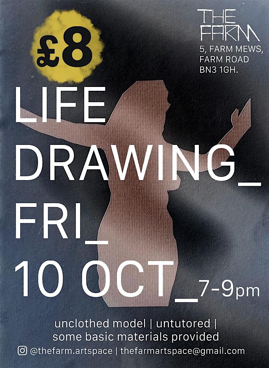 Life Drawing at The Farm Art Space | Event in Brighton and Hove | AllEvents
