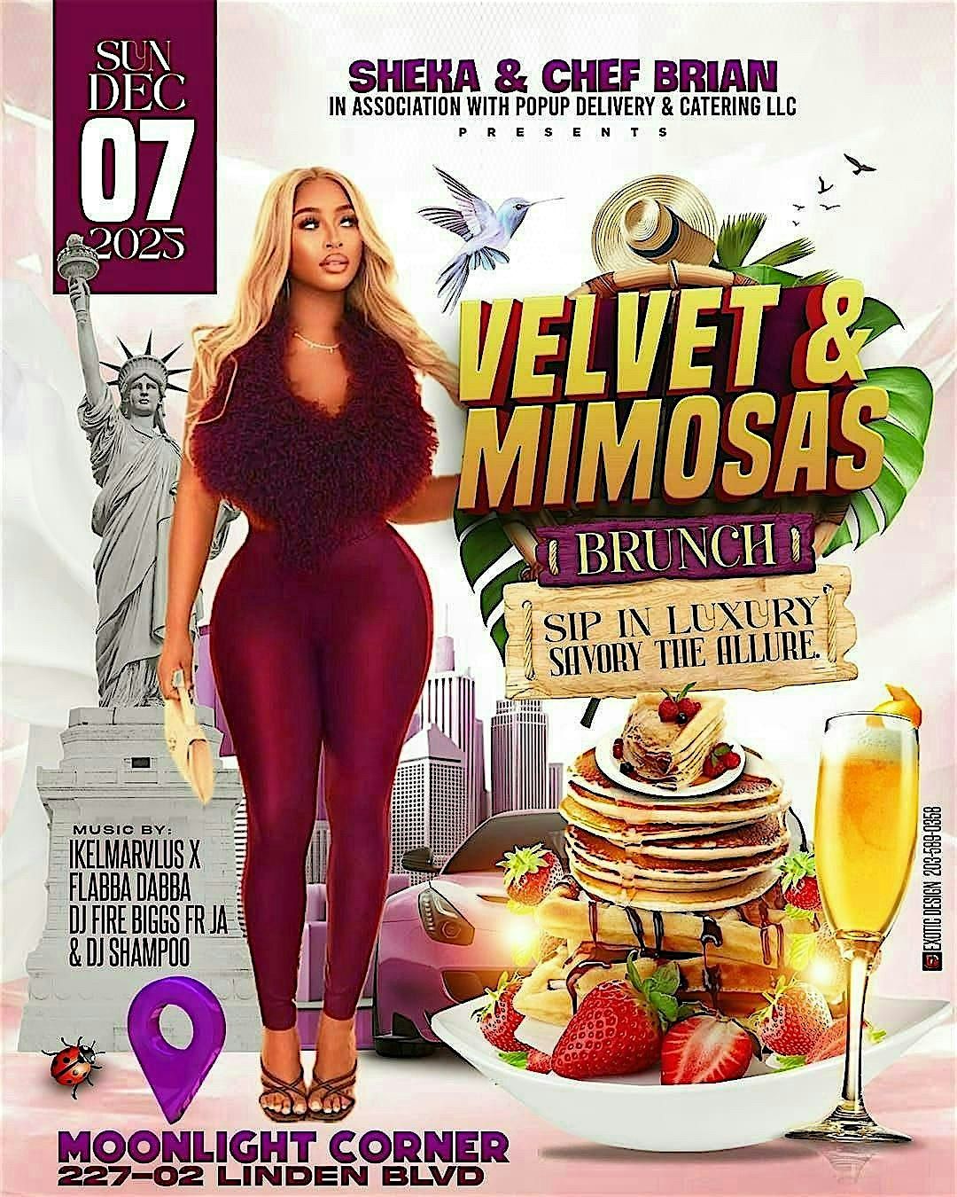 Velvet & Mimosas, 7 December | Event in Queens | AllEvents
