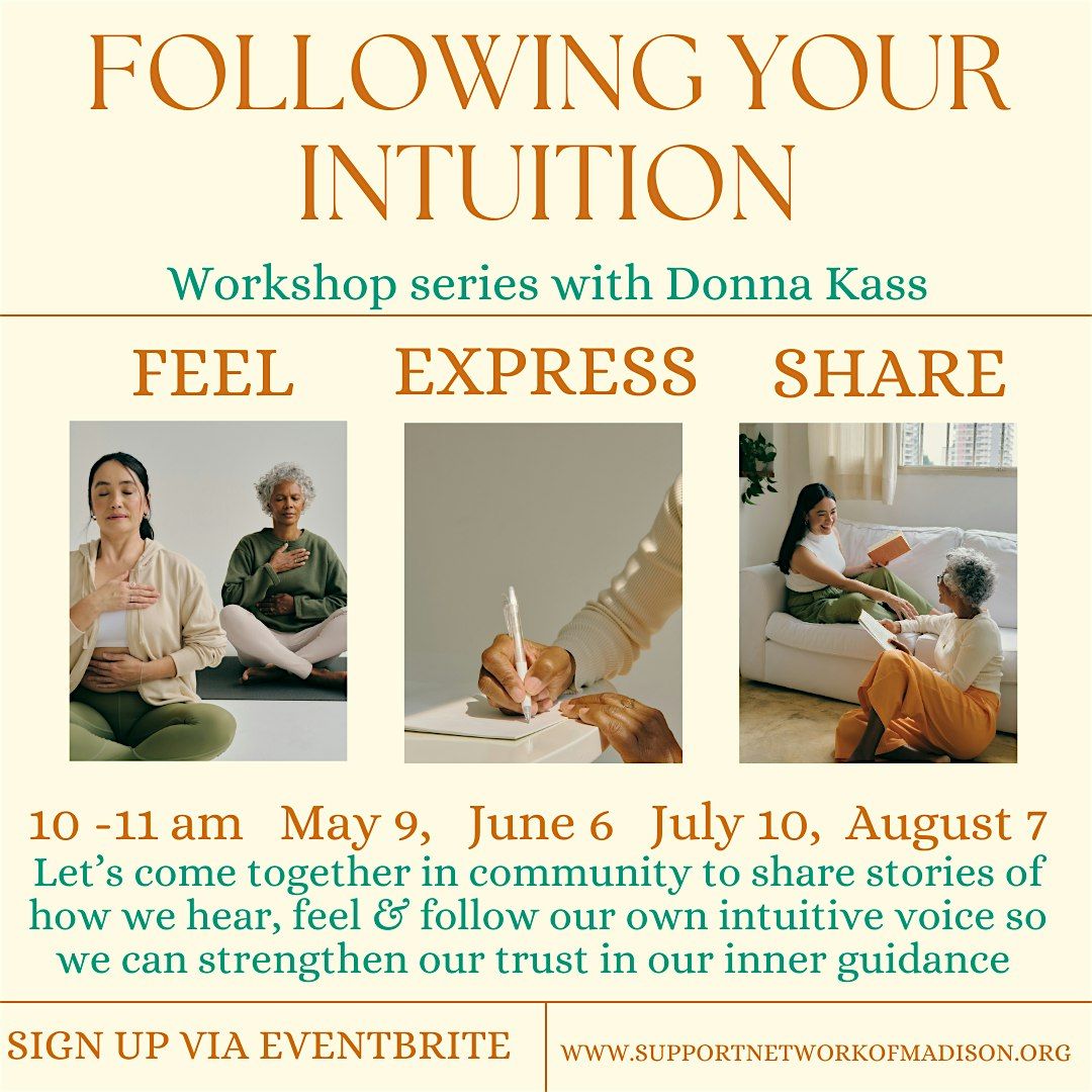 Following Your Intuition Workshop with Donna Kass, 7 August | Event in Madison | AllEvents