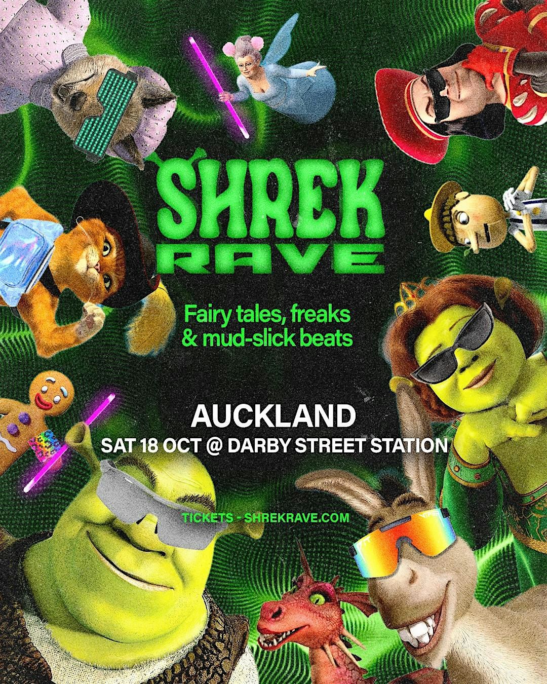SHREK RAVE AUCKLAND ! 2025, 18 October | Event in Auckland | AllEvents