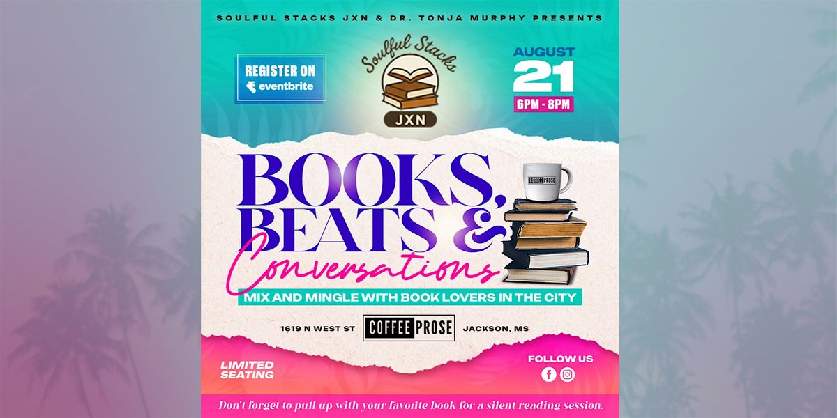 Books, Beats and Conversation, 21 August | Event in Jackson | AllEvents