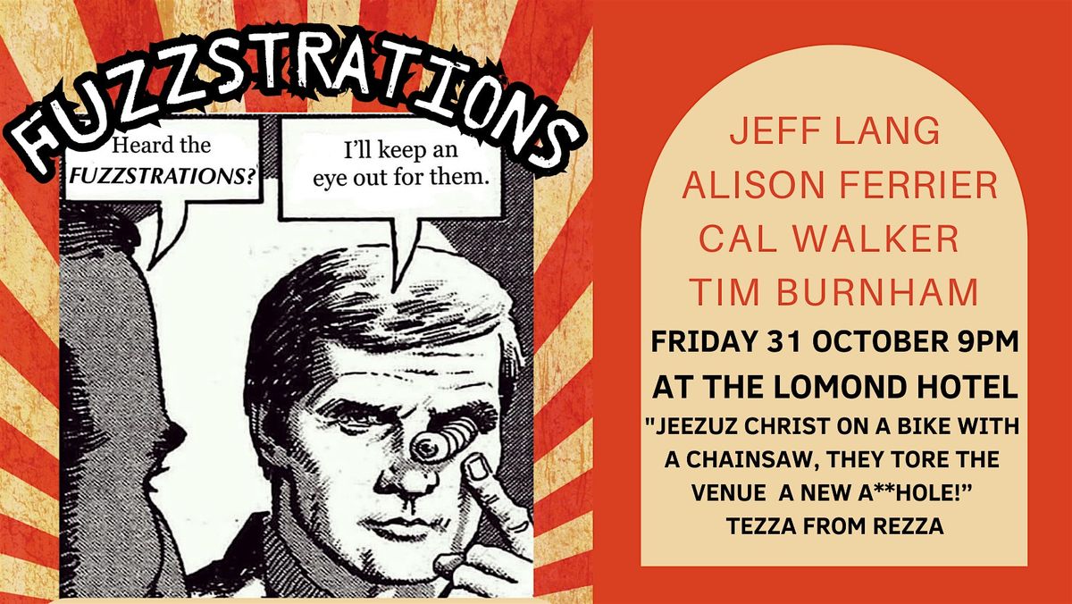 Fuzzstrations at The Lomond Hotel., 31 October | Event in Brunswick East | AllEvents