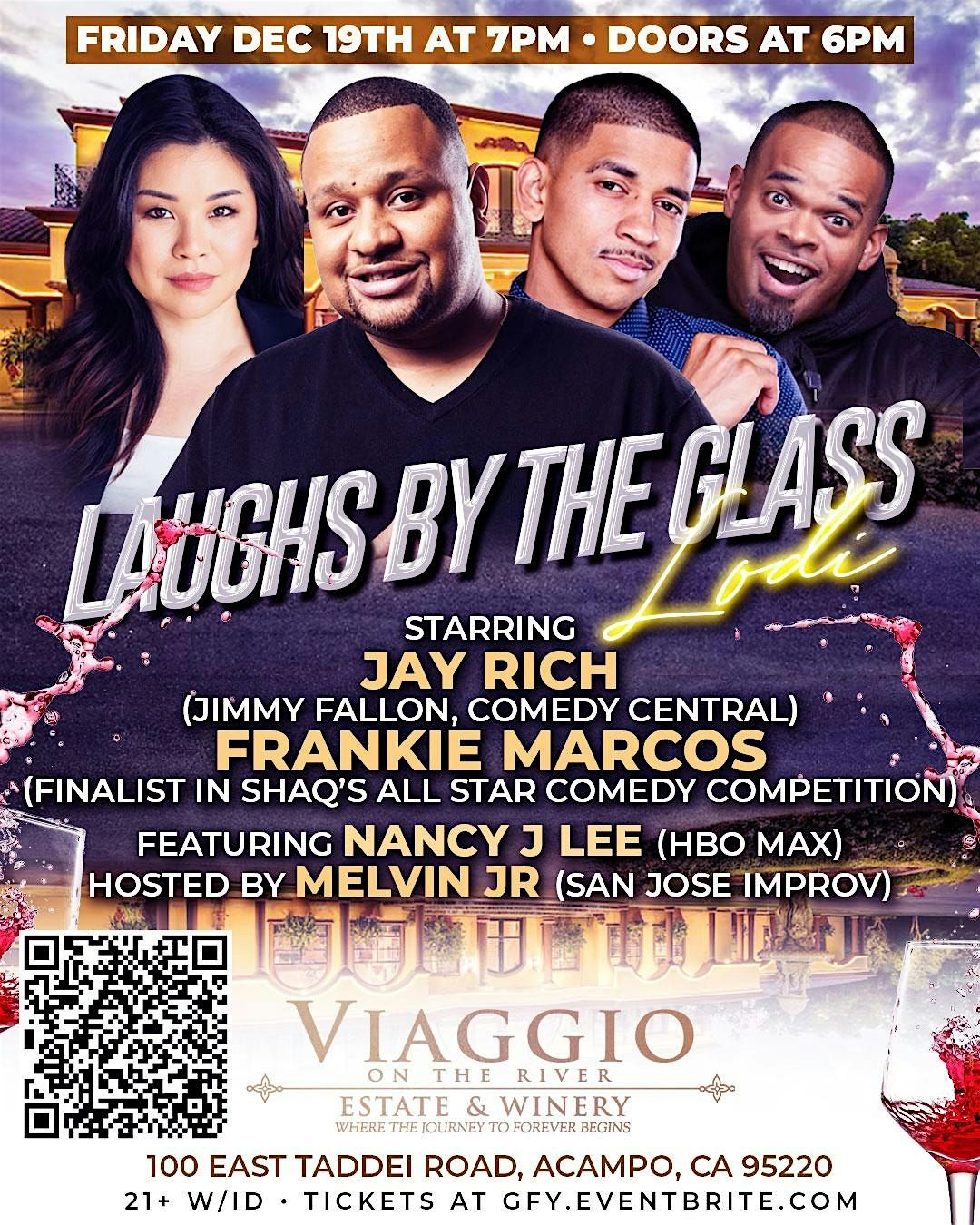 Laughs by The Glass Lodi, 19 December | Event in Acampo | AllEvents