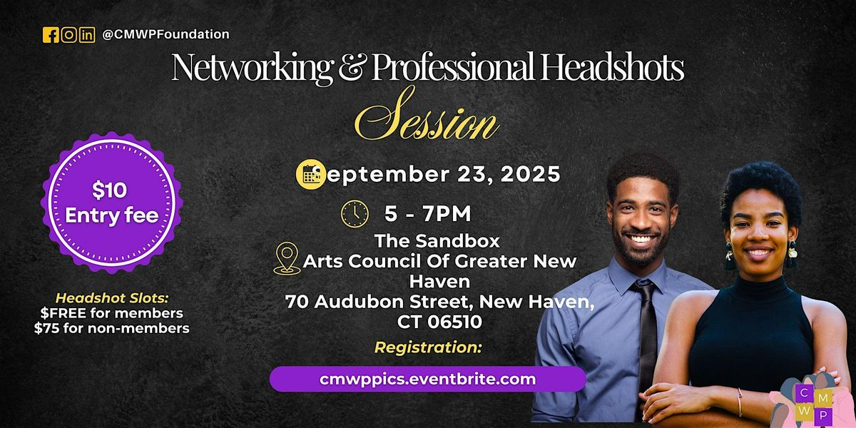 CMWP Networking Mixer & Headshots | Event in New Haven | AllEvents