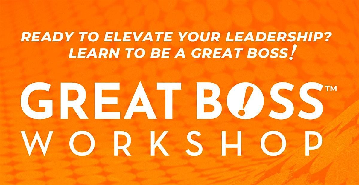 How to Be a Great Boss Workshop, 4 November | Event in St. Petersburg | AllEvents