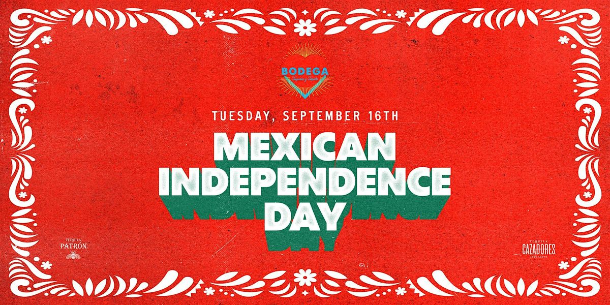 Mexican Independence Day at Bodega West Loop, 16 September | Event in Chicago | AllEvents