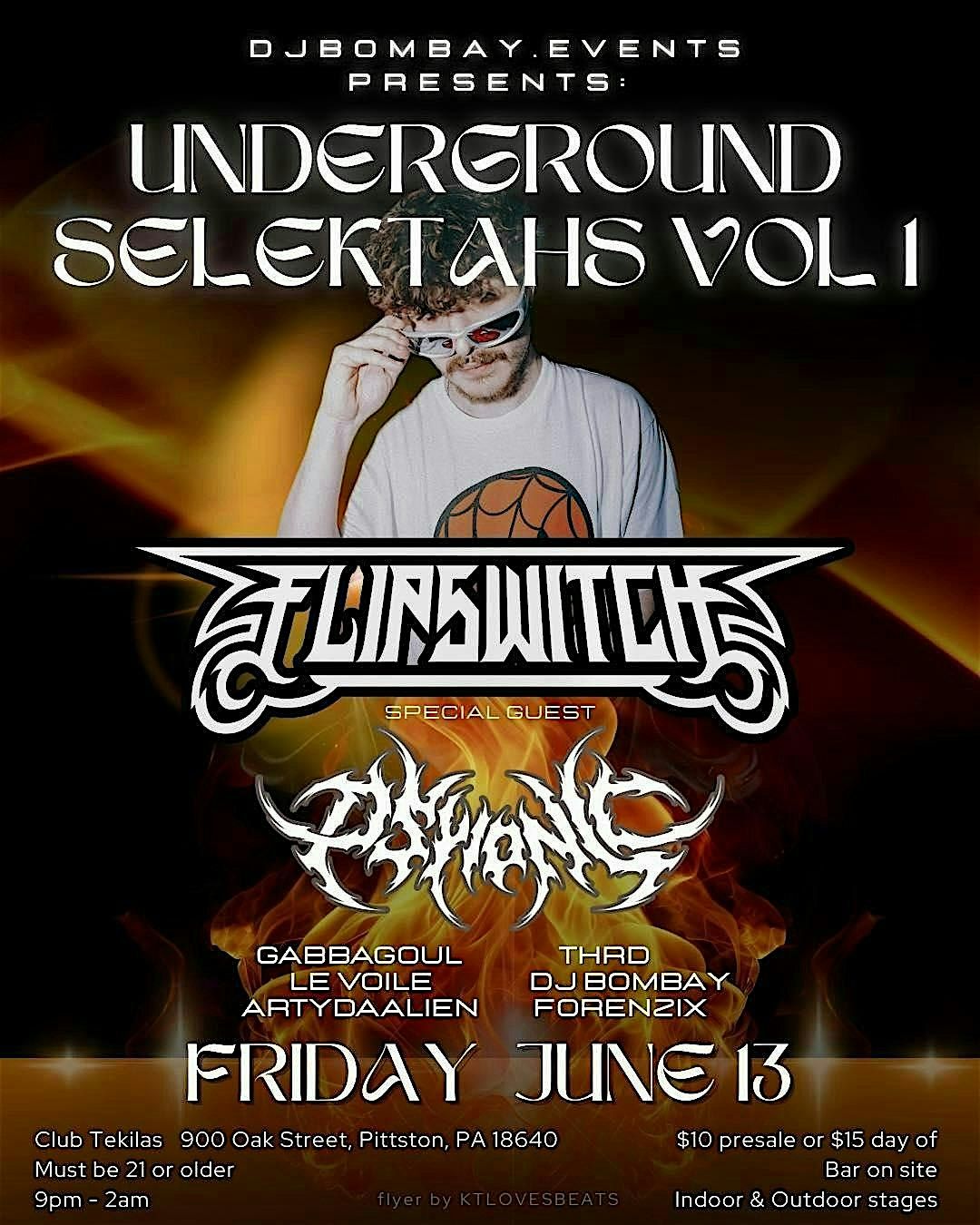 UNDERGROUND SELEKTAS @ TEKILAS NIGHTCLUB, 13 June | Event in Pittston | AllEvents