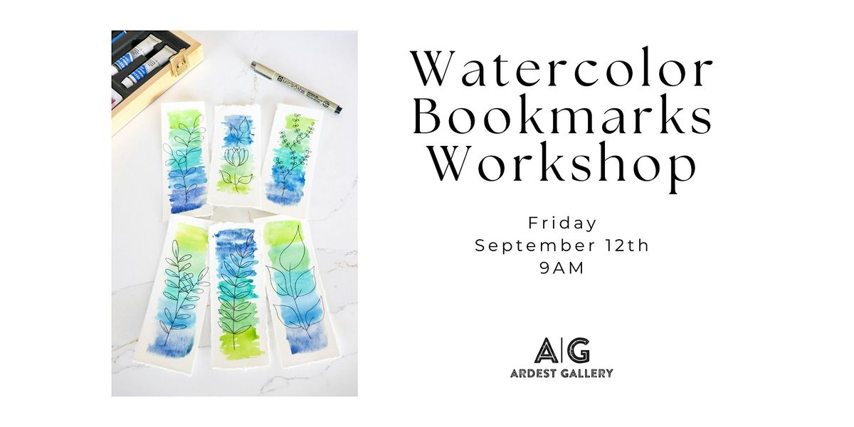 Botanical Watercolor Bookmarks Workshop, 12 September | Event in The Woodlands | AllEvents