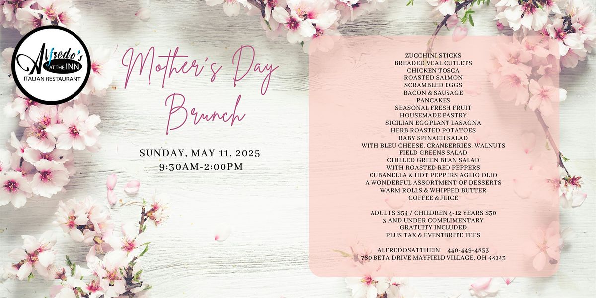 Mother's Day Brunch 12:00pm, 11 May | Event in Mayfield | AllEvents